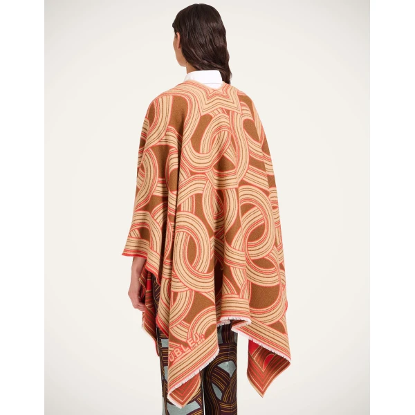 La DoubleJ Soul Poncho in Montecarlo Camel at Luxury Shoes 
