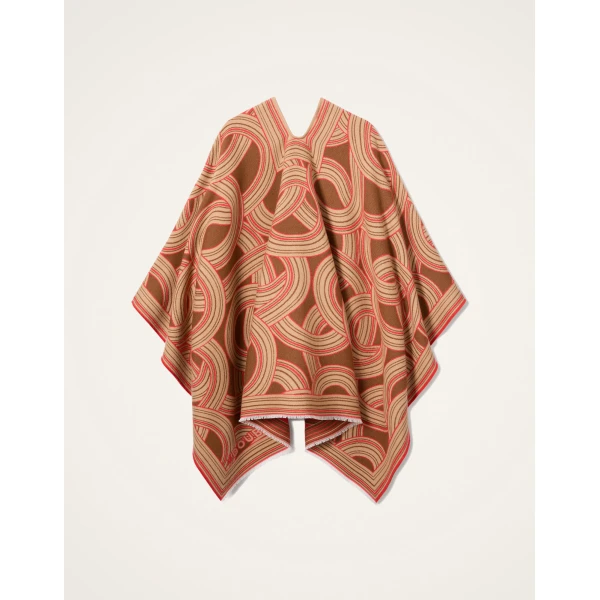 La DoubleJ Soul Poncho in Montecarlo Camel at Luxury Shoes 