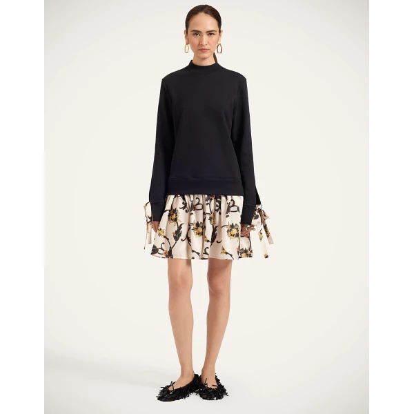 La DoubleJ Sporty Dress in Buttercup Black at Luxury Shoes 