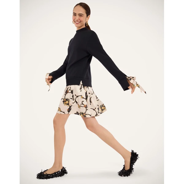 La DoubleJ Sporty Dress in Buttercup Black at Luxury Shoes 