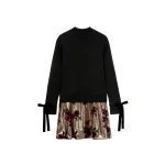 La DoubleJ Sporty Dress in Primrose Black