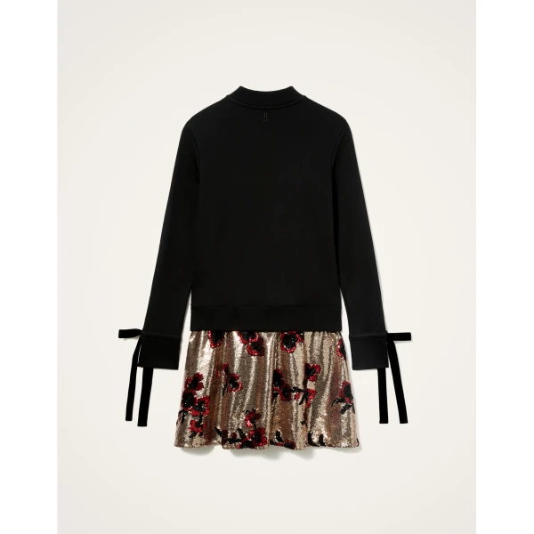 La DoubleJ Sporty Dress in Primrose Black, view 6