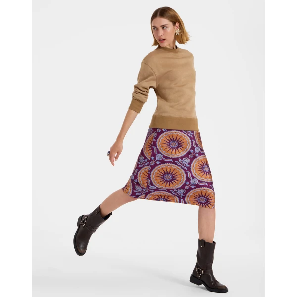 La DoubleJ Sporty Pencil Dress in Sovereign Purple, view 2