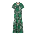 La DoubleJ Sporty Swing Dress in Quill Green at Luxury Shoes La DoubleJ Sporty Swing Dress in Quill Green at Luxury Shoes