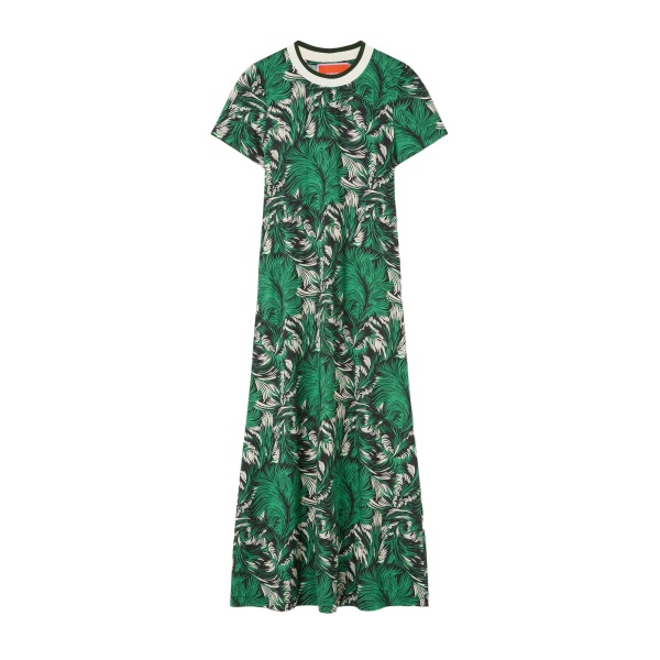 La DoubleJ Sporty Swing Dress in Quill Green at Luxury Shoes 