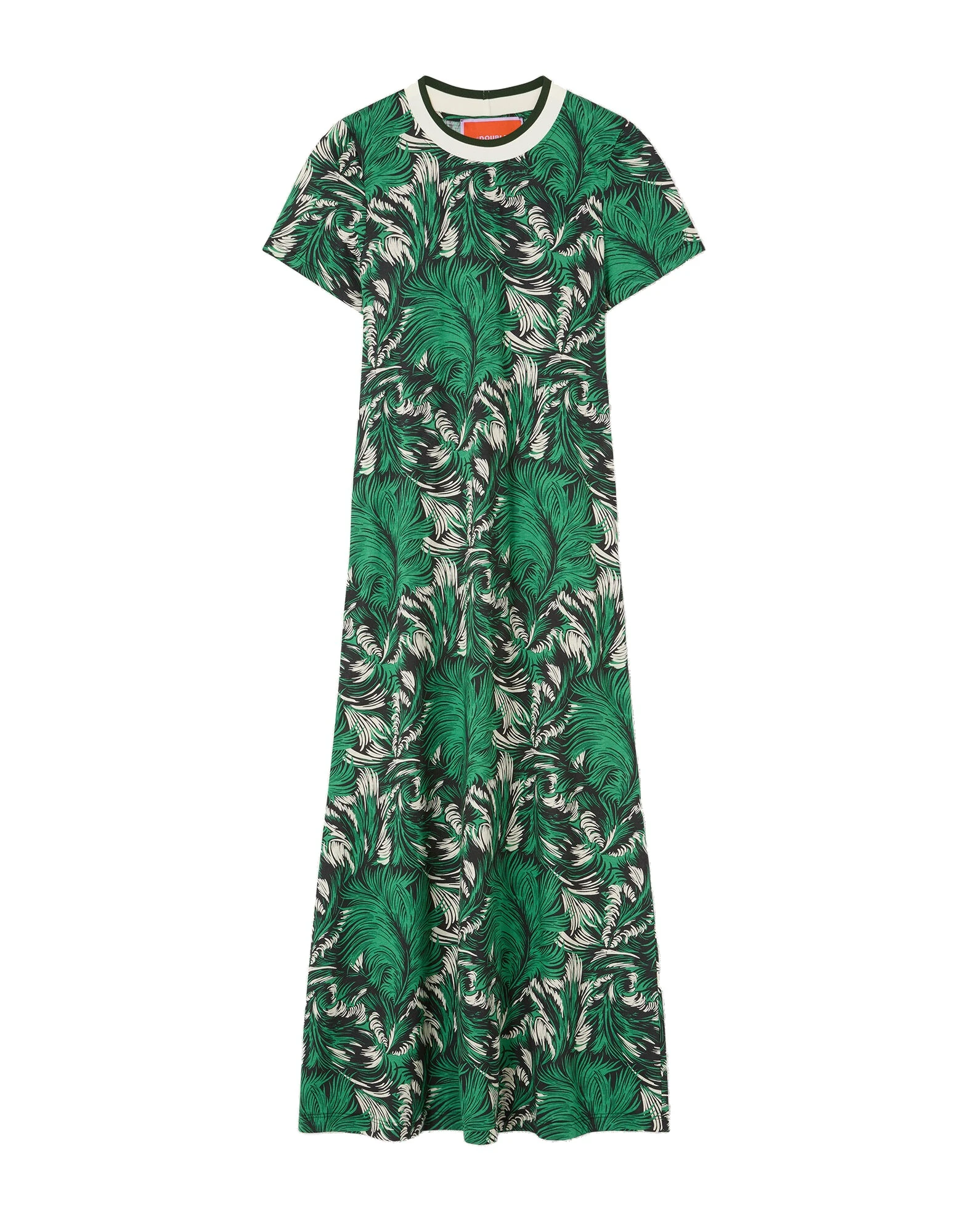 La DoubleJ Sporty Swing Dress in Quill Green at Luxury Shoes La DoubleJ Sporty Swing Dress in Quill Green at Luxury Shoes