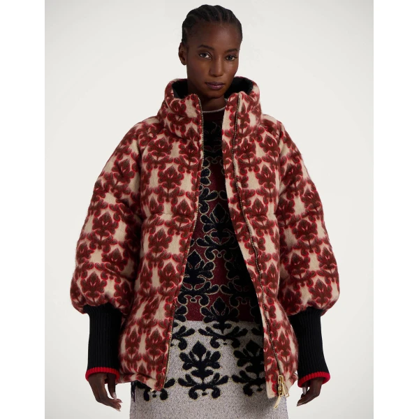 La DoubleJ St. Moritz Reversible Jacket in Herald Cream, view 2