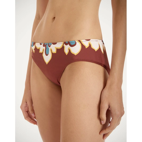 La DoubleJ Sunset Bikini Bottom in Palazzo Chocolate, view 4