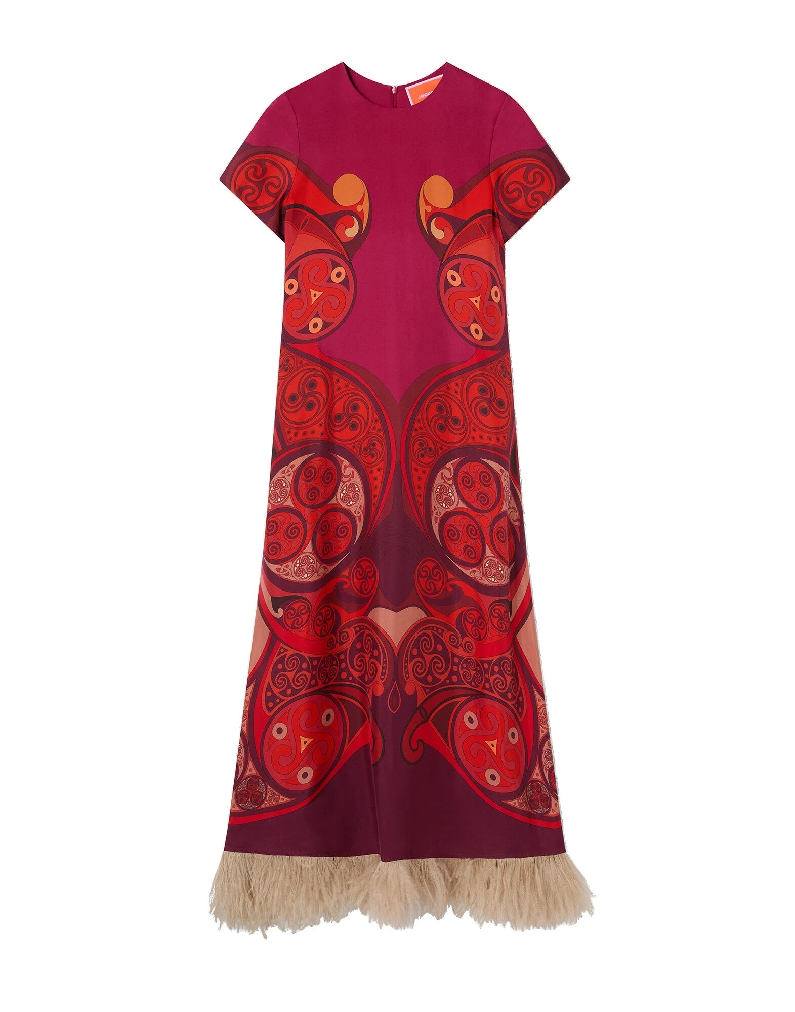 La DoubleJ Swing Dress in Alchemy Dark Red at Luxury Shoes La DoubleJ Swing Dress in Alchemy Dark Red at Luxury Shoes