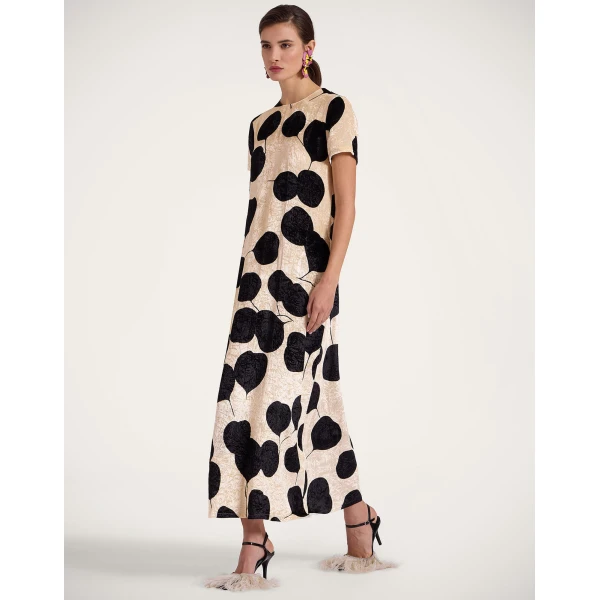 La DoubleJ Swing Dress in Lunaria Light Pink, view 2