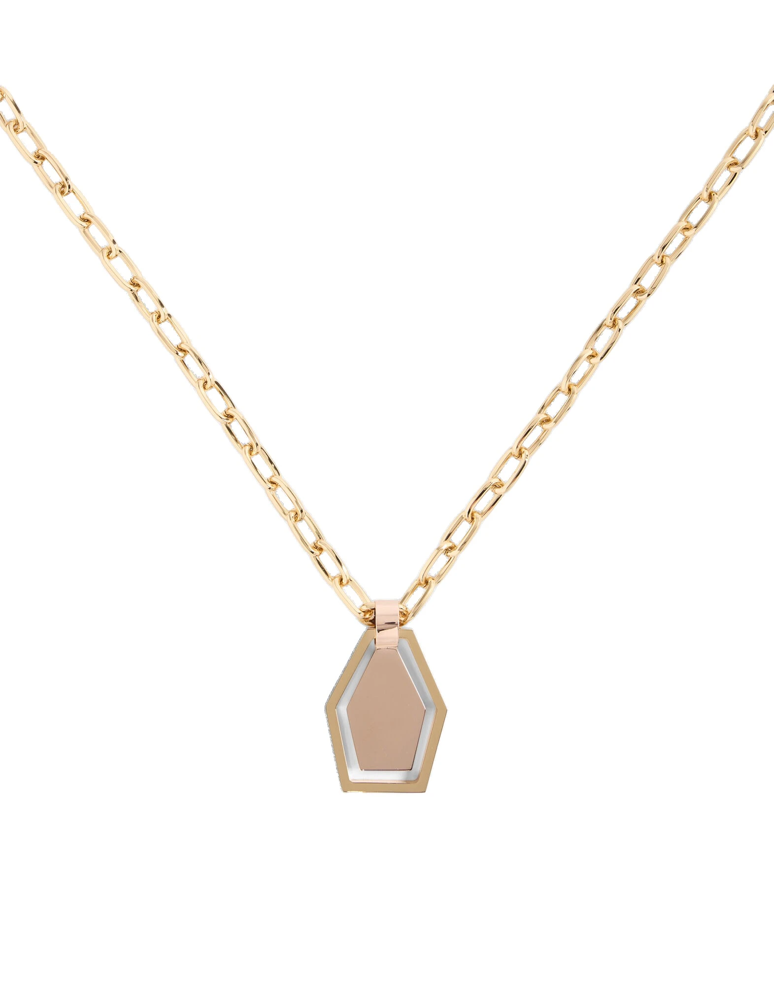 La DoubleJ Swinging Portal Necklace in 24k Gold Plate at Luxury Shoes La DoubleJ Swinging Portal Necklace in 24k Gold Plate at Luxury Shoes