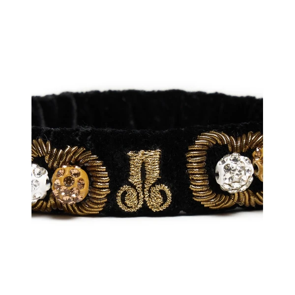 La DoubleJ Tesoro Bracelet in Black, view 4