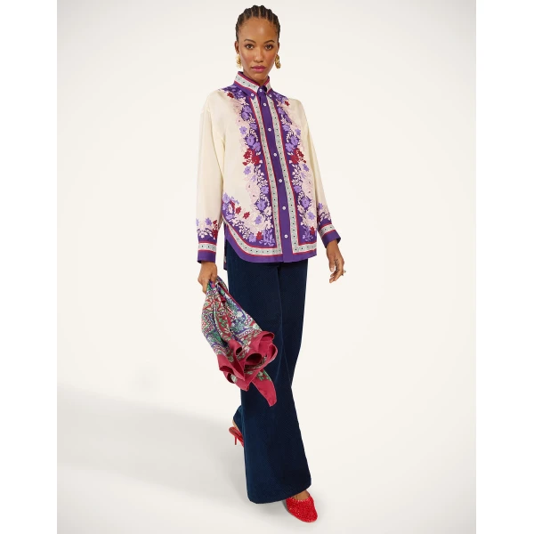 La DoubleJ The Flare Pants in Navy, view 5