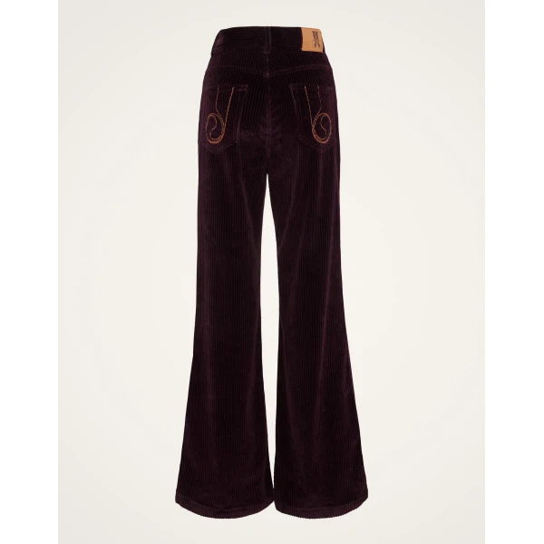 La DoubleJ The Flare Pants in Purple, view 6