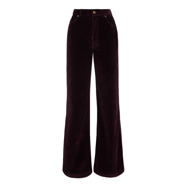 La DoubleJ The Flare Pants in Purple