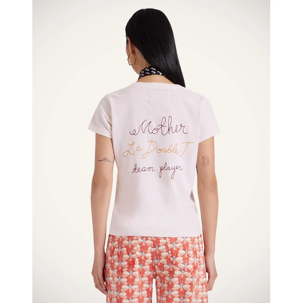 La DoubleJ The Sinful T-Shirt in Team Player White, view 3