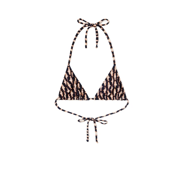 Triangle Bikini Top in Pesciolini Blue