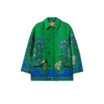 La DoubleJ Truffle Coat in Cornucopia Green