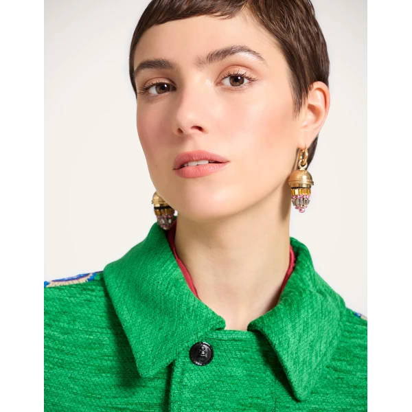 La DoubleJ Truffle Coat in Cornucopia Green, view 6