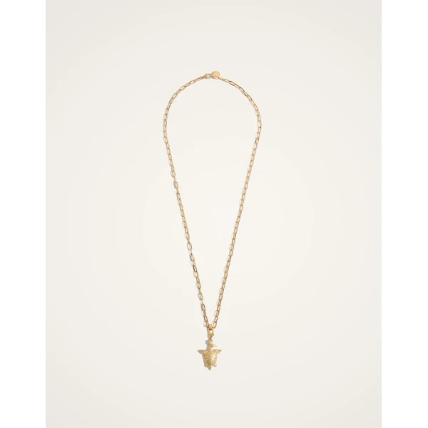 La DoubleJ Turtlair Charm in 24K Gold Plate, view 4