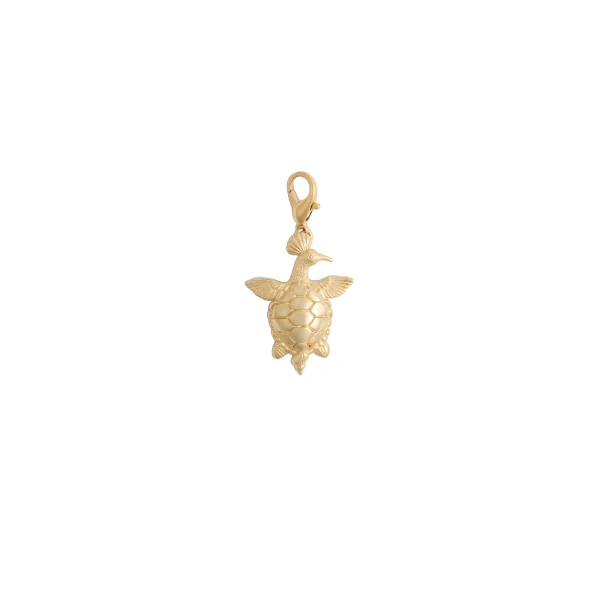 Turtlair Charm in 24K Gold Plate