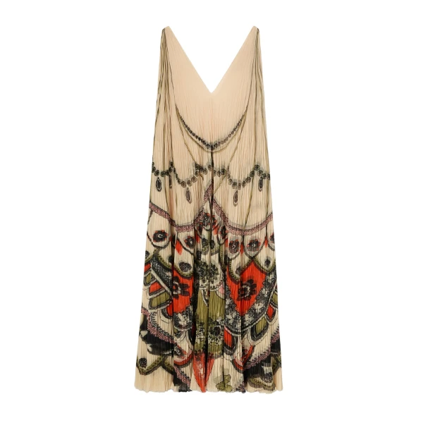 Twirling Long Dress in Plume Ivory