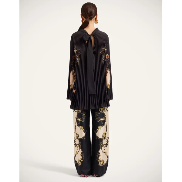 La DoubleJ Twirling Tunic in Buttercup Black at Luxury Shoes 