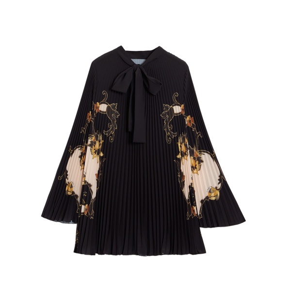 La DoubleJ Twirling Tunic in Buttercup Black at Luxury Shoes 