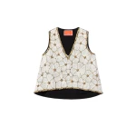La DoubleJ V-Neck Scala Top in White