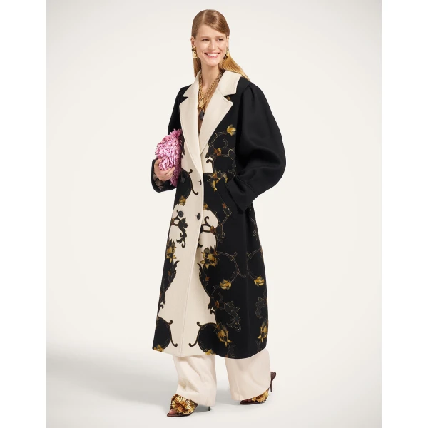 La DoubleJ Victoria Coat in Buttercup Black, view 4