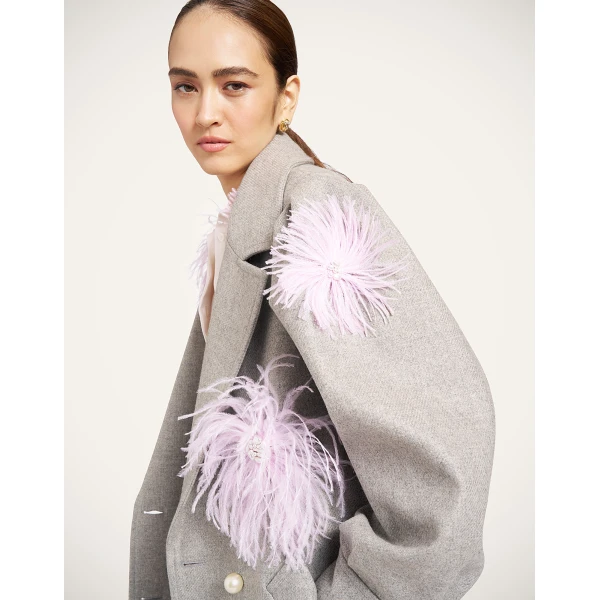 La DoubleJ Victoria Coat in Grey, view 6