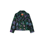 La DoubleJ Victoria Jacket in Botanical Black at Luxury Shoes 