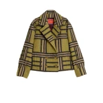 La DoubleJ Victoria Jacket in Kells Check Green at Luxury Shoes 
