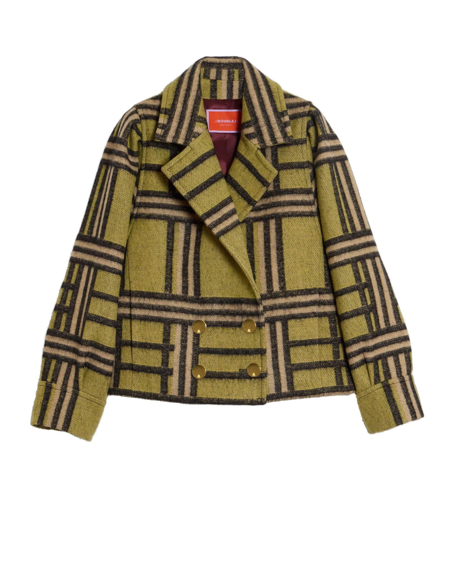 La DoubleJ Victoria Jacket in Kells Check Green at Luxury Shoes La DoubleJ Victoria Jacket in Kells Check Green at Luxury Shoes