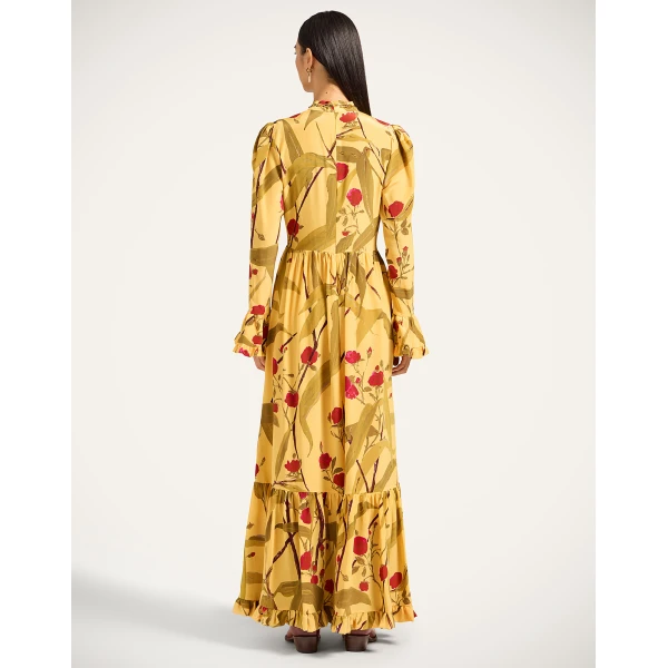 La DoubleJ Visconti Dress in Bamboo Yellow, view 3