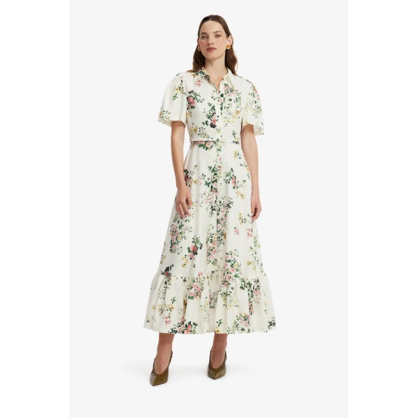 Posy Print in Snow