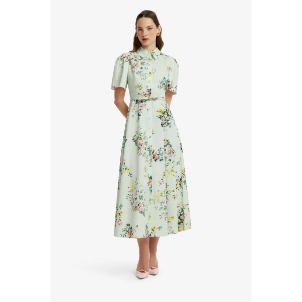 Posy Print in Mint