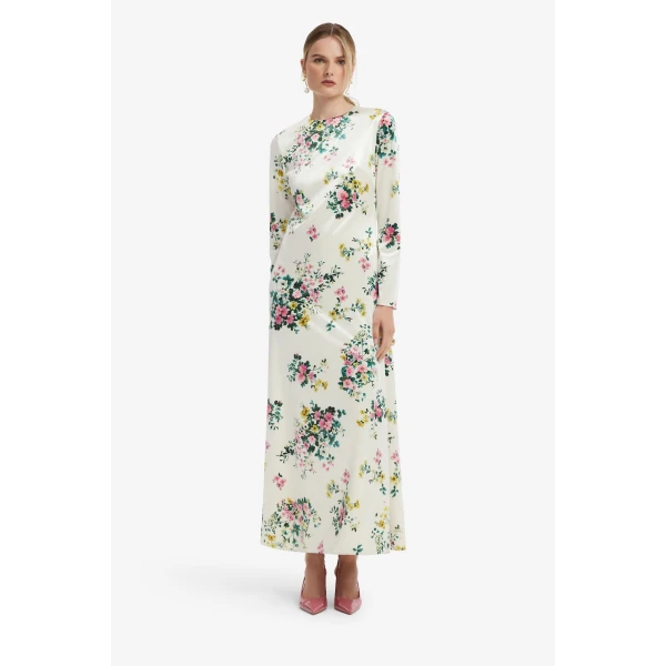 Posy Print in Snow
