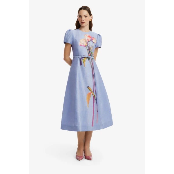 Rose in Periwinkle