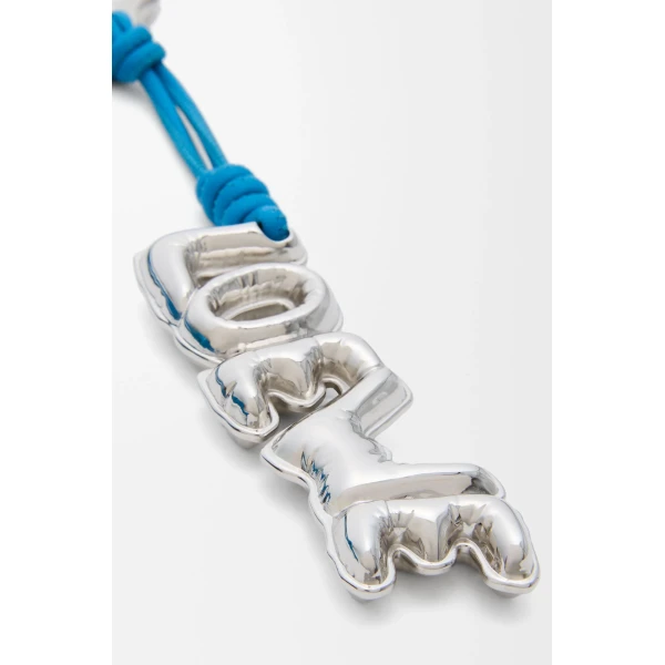 Blown Inflated Logo Charm, Silver - Image 2