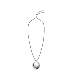 Loewe Blown Inflated Pendant, Silver and Gold | Jewelry | Luxury Shoes 