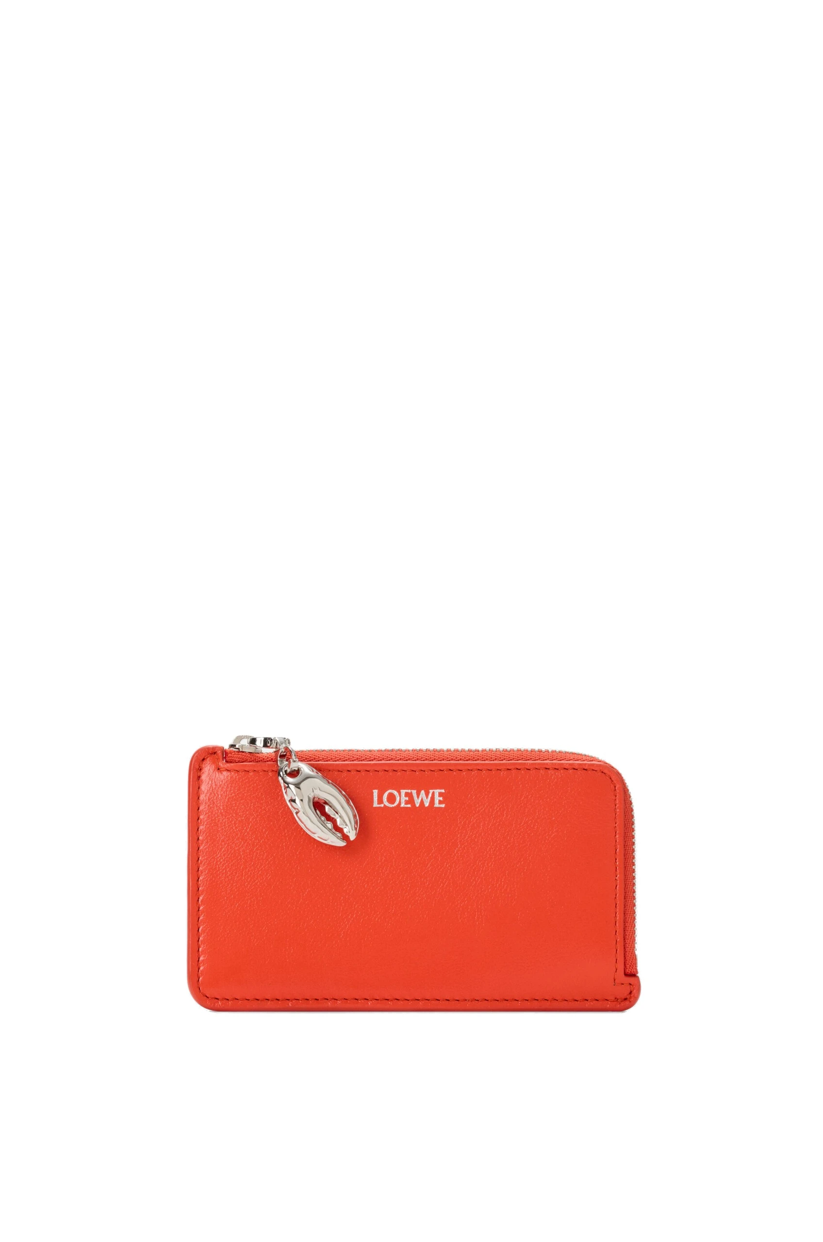 Loewe Claw Coin Cardholder in Glossy Lambskin, Vivid Orange | Accessories | Luxury Shoes Loewe Claw Coin Cardholder in Glossy Lambskin, Vivid Orange | Accessories | Luxury Shoes