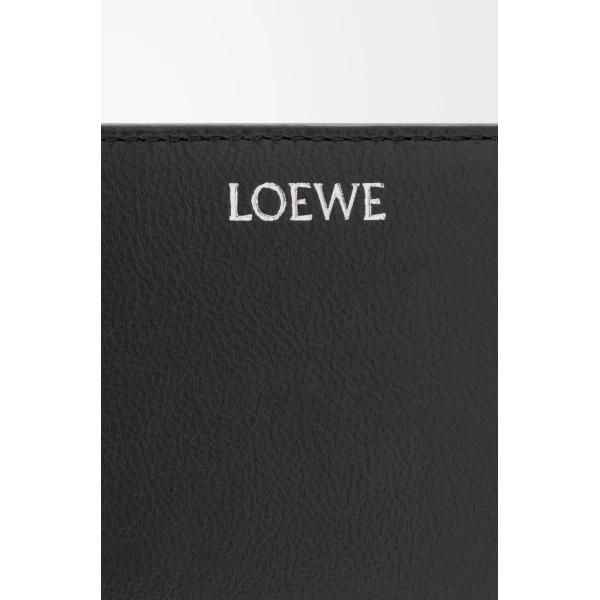 Claw Compact Wallet in Glossy Lambskin, Black - Image 5