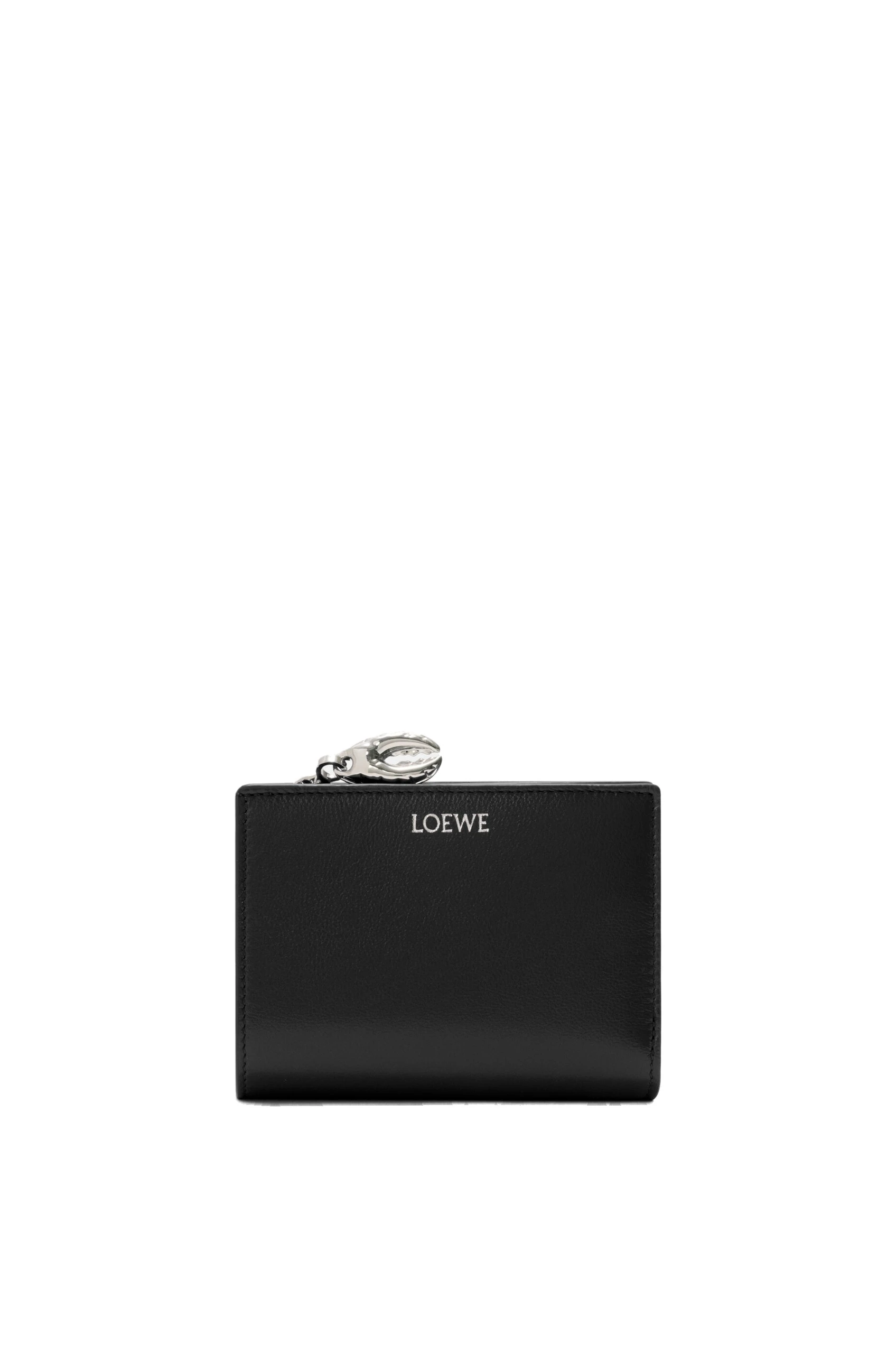 Loewe Claw Compact Wallet in Glossy Lambskin, Black | Accessories | Luxury Shoes Loewe Claw Compact Wallet in Glossy Lambskin, Black | Accessories | Luxury Shoes