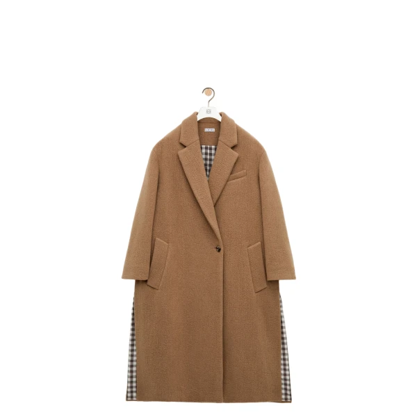 Loewe Coat in Cashmere, Beige | Coats | Luxury Shoes 