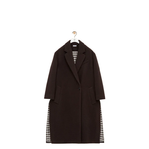 Loewe Coat in Cashmere, Brown | Coats | Luxury Shoes 