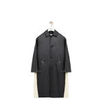Loewe Coat in Nappa Lambskin, Black | Coats | Luxury Shoes 