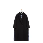 Loewe Coat in Wool and Cashmere, Black | Coats | Luxury Shoes 