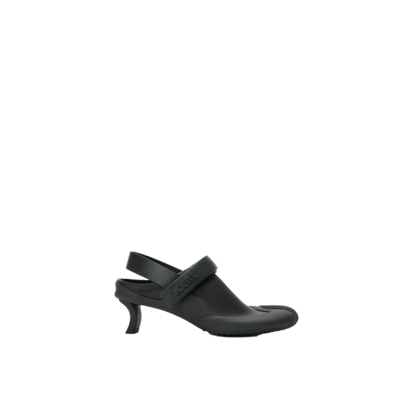 Dive Slingback in Stretch Calfskin, Black