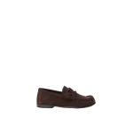 Loewe Double L Loafer in Suede Calfskin, Dark Chocolate | Shoes | Luxury Shoes 